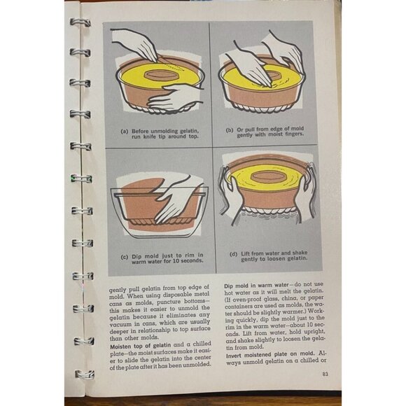 Vintage Joys of Jell-O Cookbook – 1960s Retro Gelatin Recipes & Party Dessert Id - Picture 3 of 8
